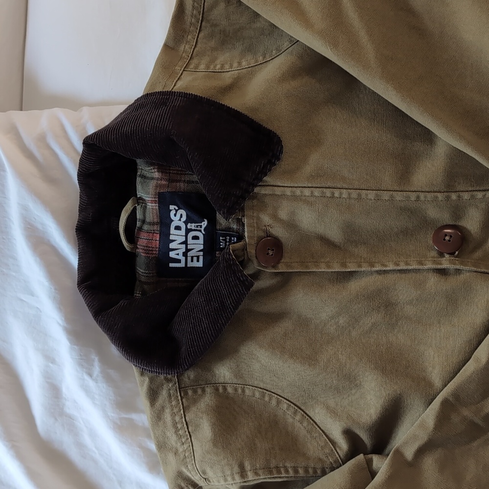 Land's End men's barn coat, size medium tall